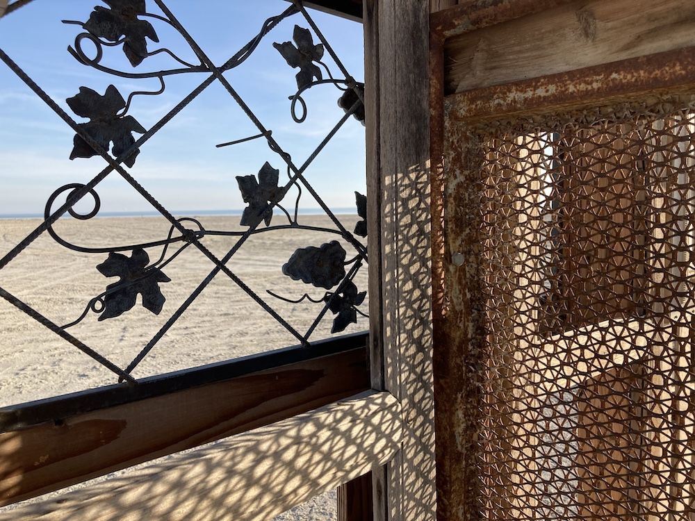 Confession booth, Bombay Beach